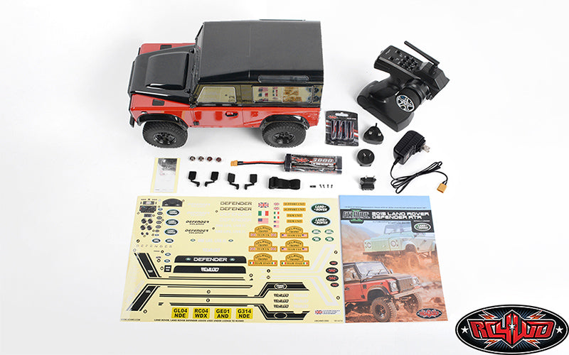 Z-RTR0043 RC4WD Gelande II RTR W/ 2015 Land Rover D90 Body