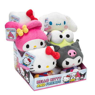 HKT0370 Hello Kitty And Friends 8 Inch Valentine Plush Assortment