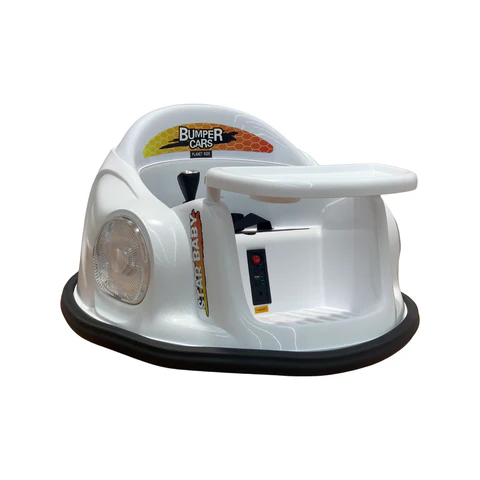 White Bumper Cars Ride On