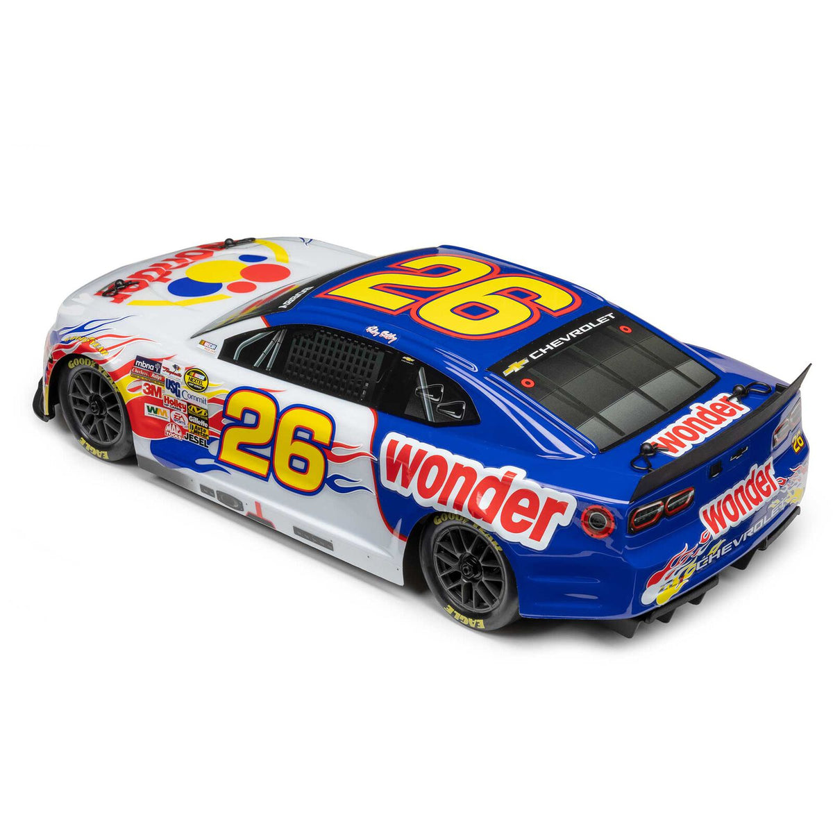 LOSF1122626 1/12 Losi NASCAR Ricky Bobby No. 26 Wonder Bread Chevrolet ZL1 (Battery & Charger Included)