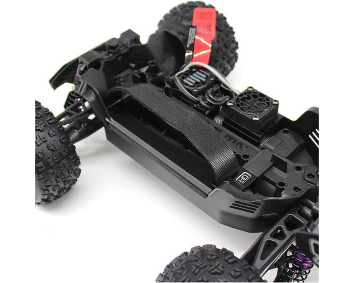 HRAMN126M01 Hot Racing Arrma® Mini Kraton® Aluminum Tall Battery Flex Strap Hold-Down Set