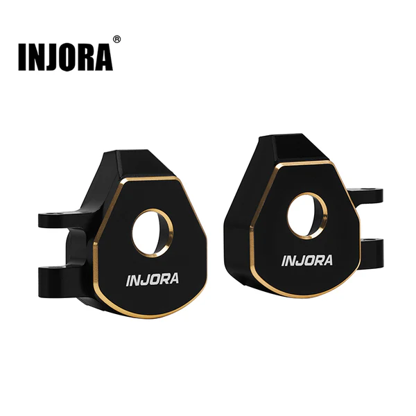 ASC32-06BK INJORA Black Coating Brass Steering Knuckles for 1/32 Redcat Ascent-32 (ASC32-06)