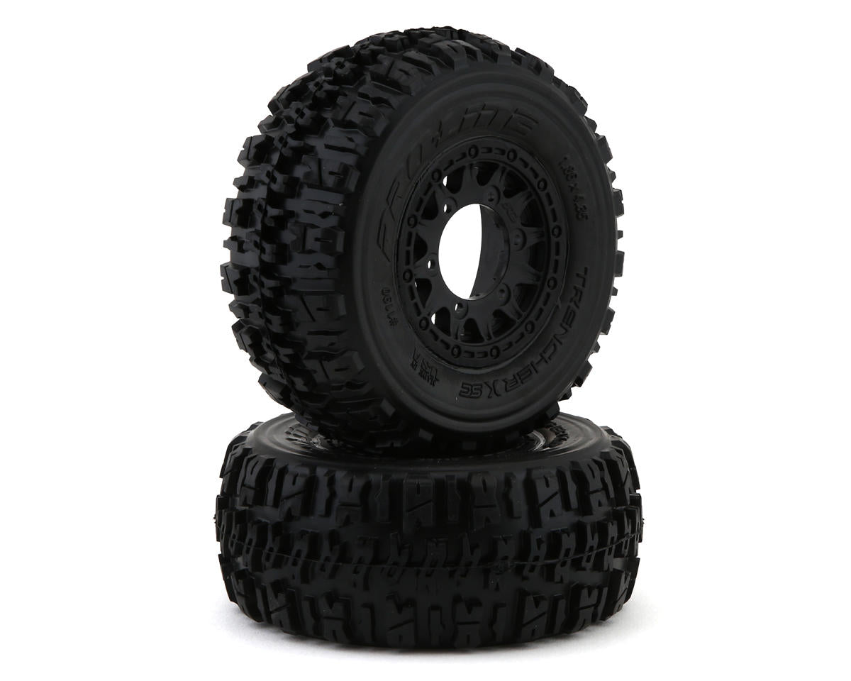 PRO119010 Trencher X SC 2.2/3.0 Tires w/Raid Wheels M2 12mm Hex