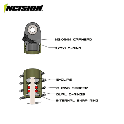 IRC00507 S8E Shock Rebuild Kit