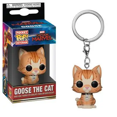 FU36440 Captain Marvel-Goose The Cat Keychain