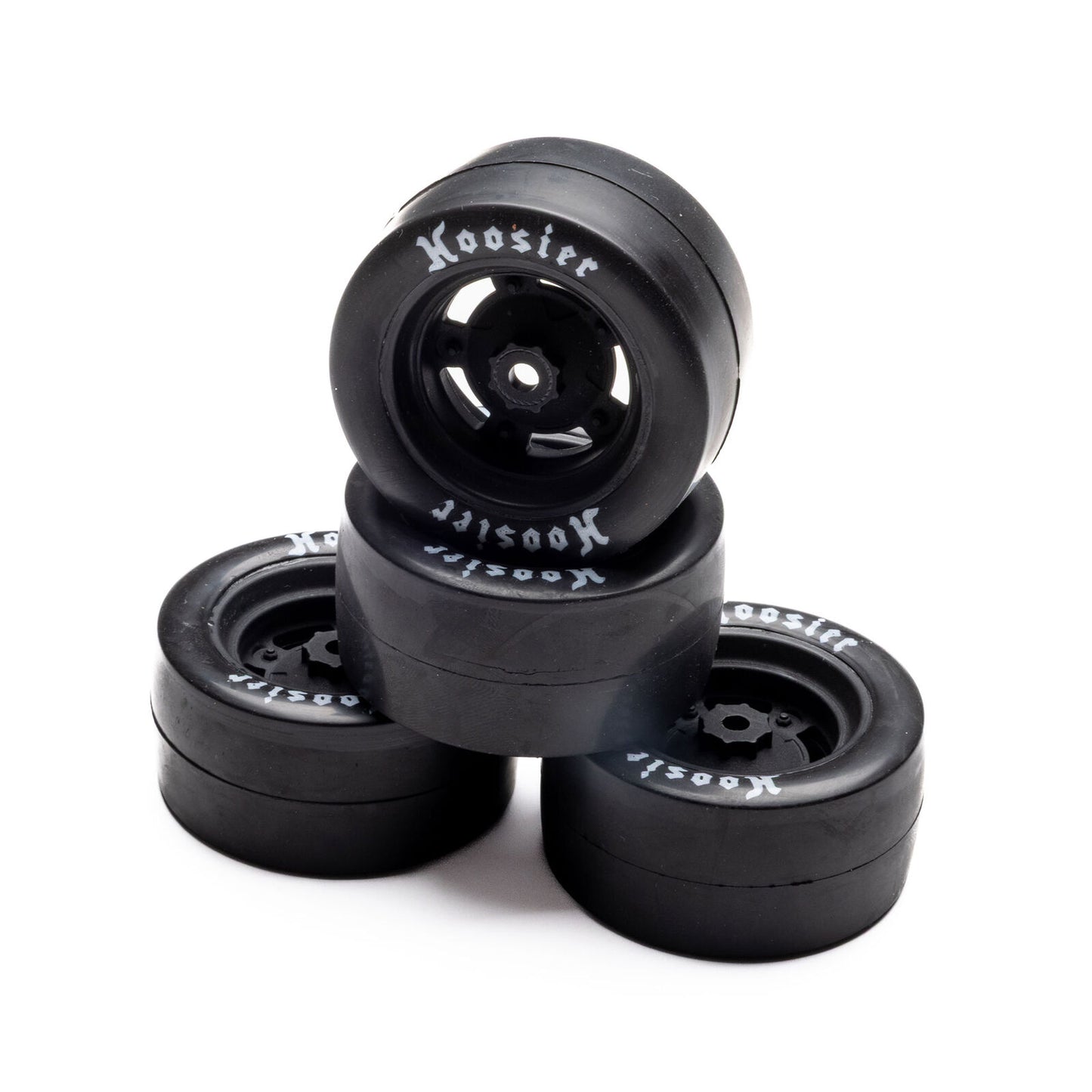 LOS-3779 Hoosier Mounted Tires, Medium (4): GROM Asphalt Late Model