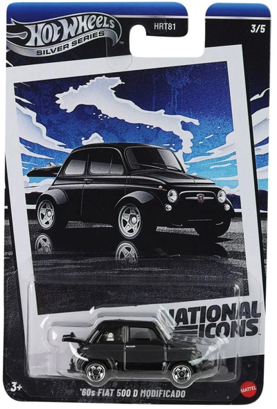 HWHRT81 Hot Wheels Silver Series'60's Fiat 500 D Modificado