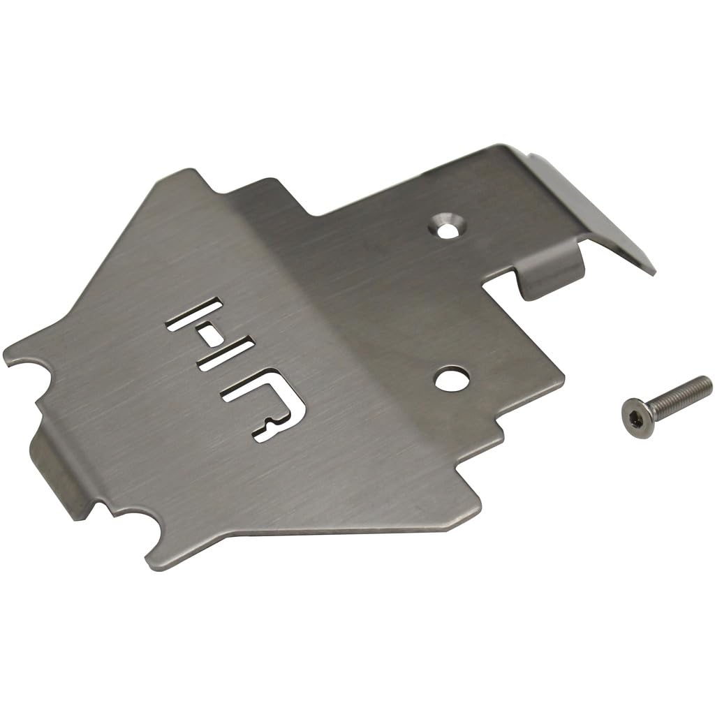 HRSTRXF332C - Stainless Steel Center Belly Pan Armor Skid Plate TRA TRX-4