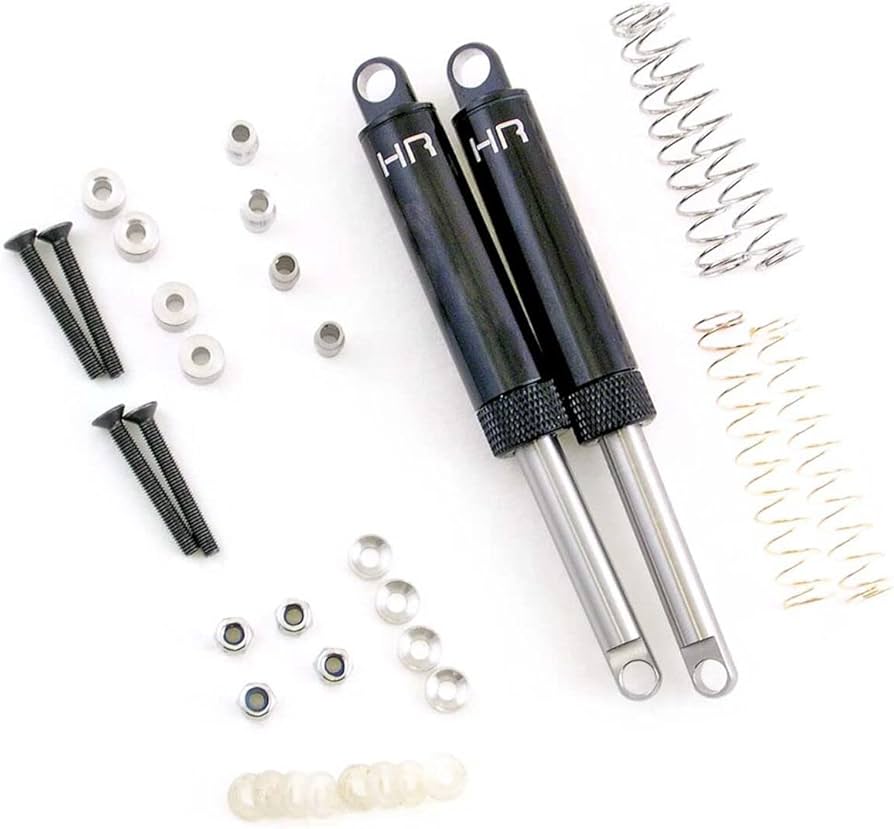 HRTD100T01 - Black Internal Spring Air Shocks 100mm