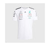 JX5798 Mercedes AMG Petronas Formula 1 2025 Men's Team Driver Jersey - White -