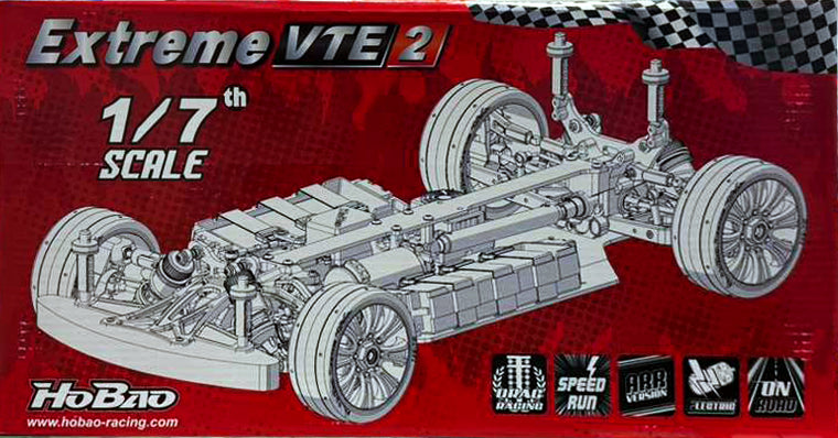HB-VTE2 Hobao 1/7 Extreme VTE 2 On-Road Electric Chassis