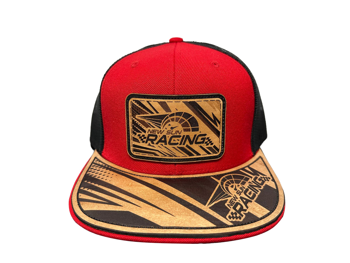 NSR Custom Cap - 6 Panel -  Leather Patch & Lid -