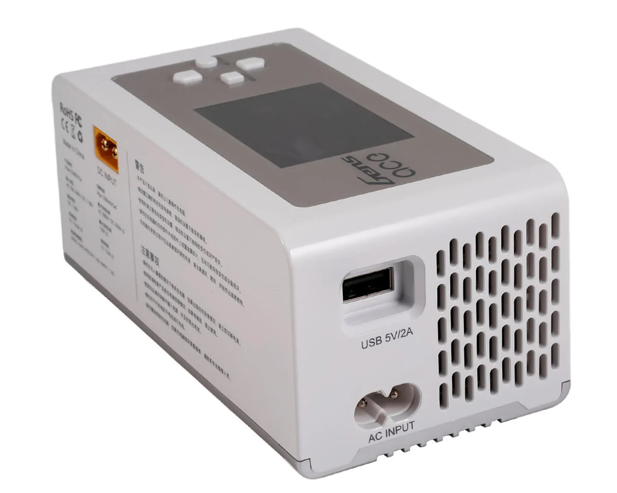 GEA300WPLUS-UW Gens Ace iMars D300 Plus G-Tech Smart Dual AC/DC Charger (White) (6S/16A) (AC-300W) (DC-350W x2) w/Bluetooth App Control