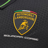 58589407 Automobile Lamborghini Squadra Corse Men's Team Polo Shirt - Black