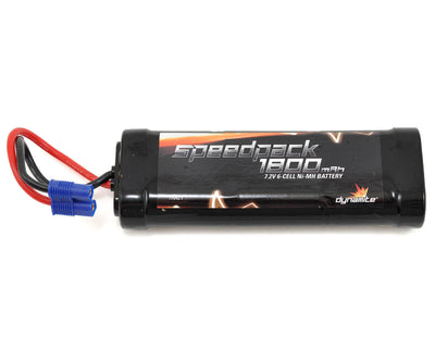 DYN1050EC 6-Cell Ni-MH Flat Battery Pack w/EC3 (7.2V/1800mAh)