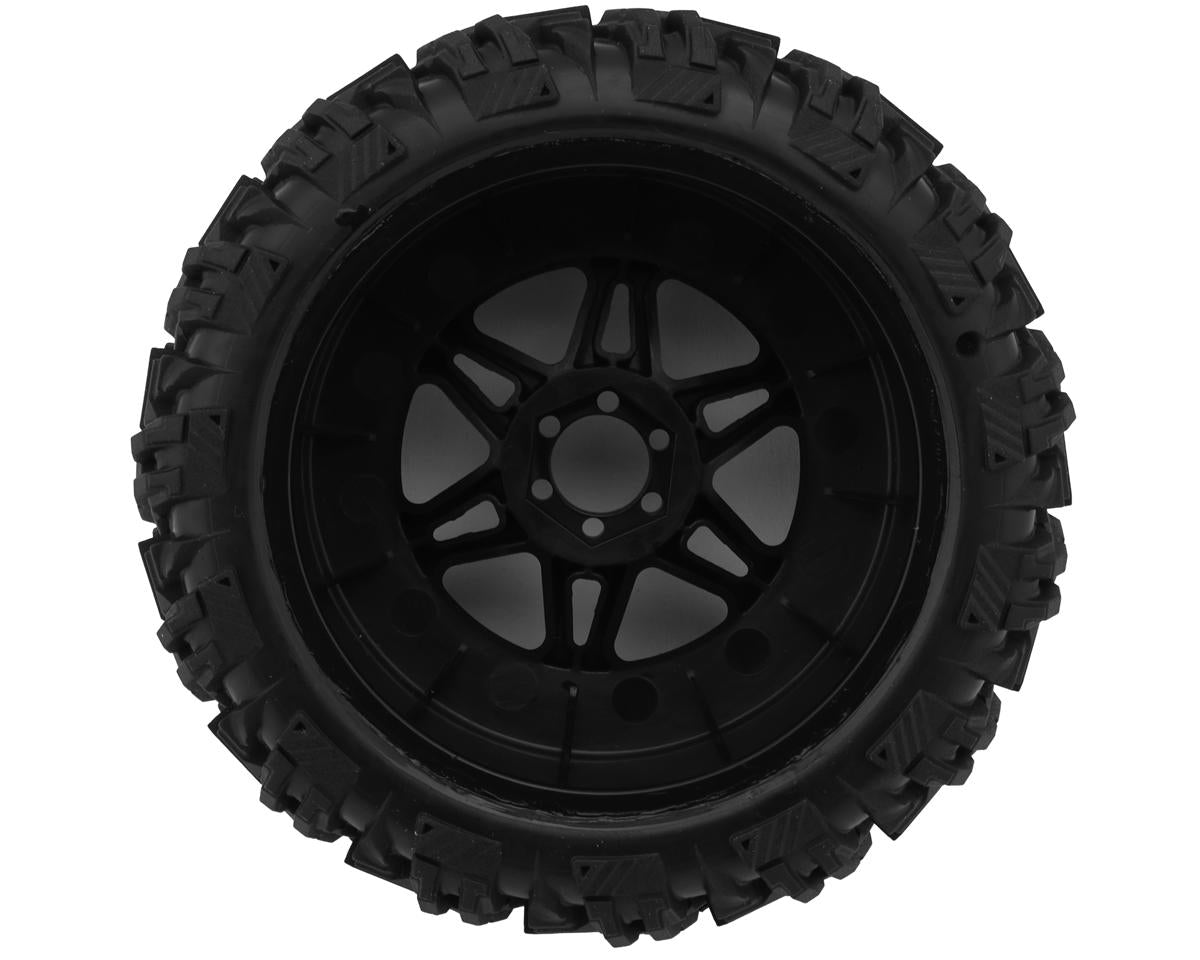 UPG-10020 UpGrade RC Dirt Claw SC 2.2/3.0" Pre-Mounted Belted Short Course Truck Tires (2) (17mm / 14mm / 12mm Hex)