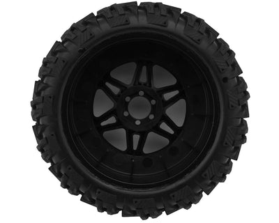 UPG-10020 UpGrade RC Dirt Claw SC 2.2/3.0" Pre-Mounted Belted Short Course Truck Tires (2) (17mm / 14mm / 12mm Hex)