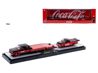 M2Machines 56000-S05 Auto-Haulers Coca-Cola 1973 GMC Ramp Truck & 1995 GMC Sonoma 15 CHASE