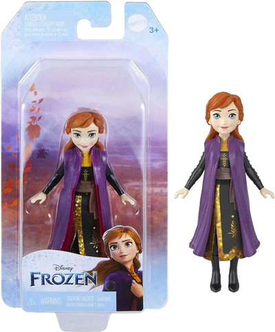 HLW97 Disney Frozen Small Doll Anna Purple