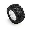 PRO1030113 Pro-Line Racing 1/16 Badlands MX Front/Rear MT Tires Mounted 12mm White Split Six (2): ARRMA MINI KRATON