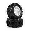 PRO1030113 Pro-Line Racing 1/16 Badlands MX Front/Rear MT Tires Mounted 12mm White Split Six (2): ARRMA MINI KRATON