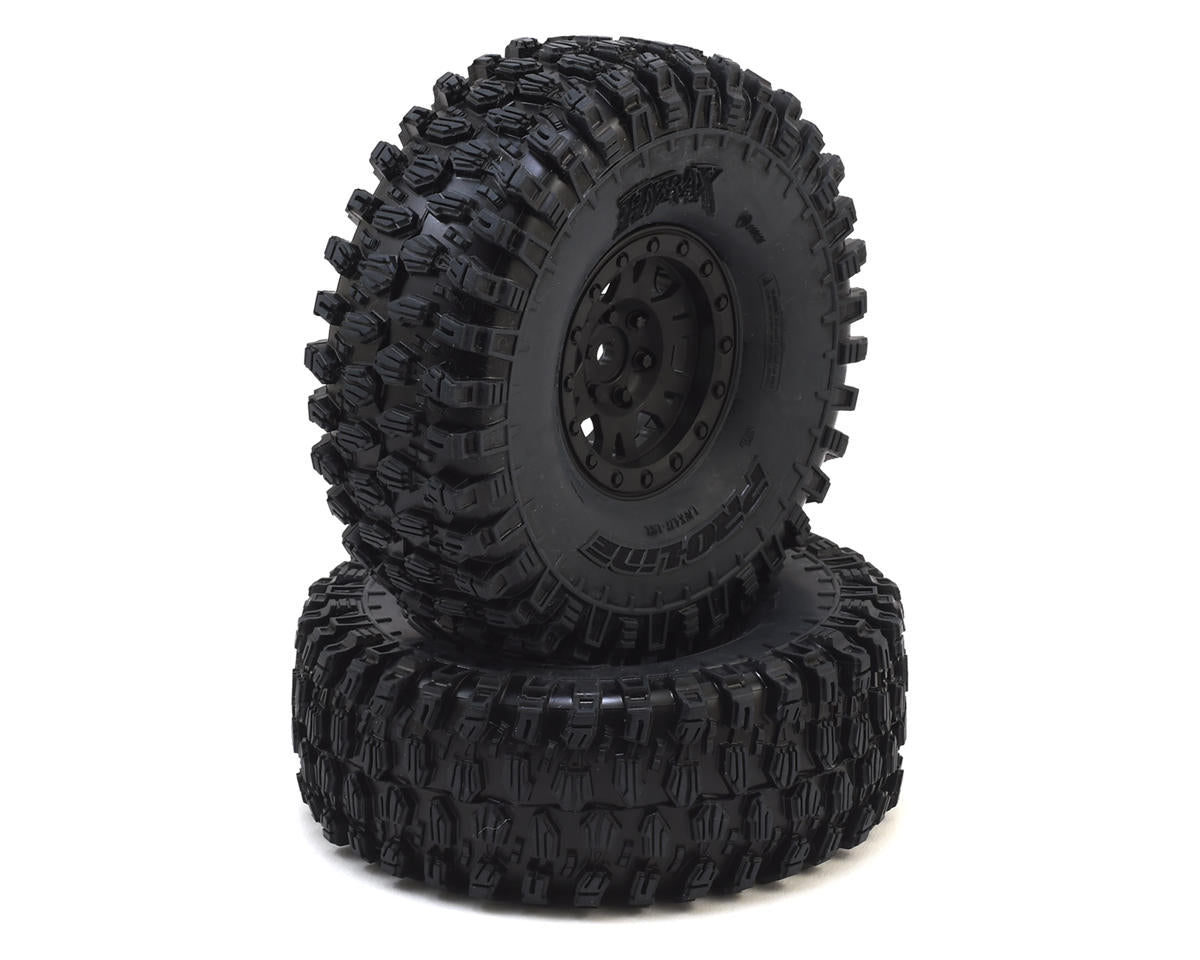 PRO1012810 Hyrax 1.9" Tires w/Impulse Wheels (Black) (2) w/12mm Hex (G8)