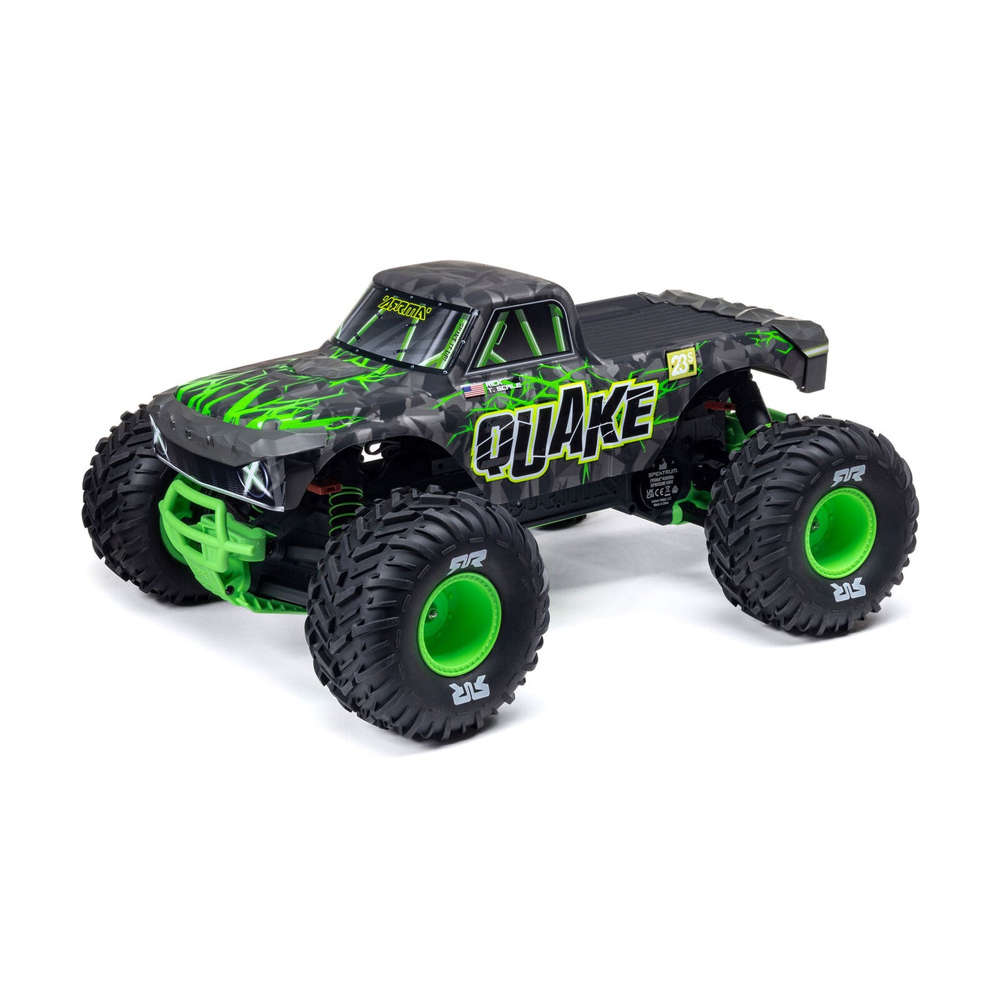 ARA3537 /10 QUAKE 223S DSC 2WD RTR Brushless Monster Truck,