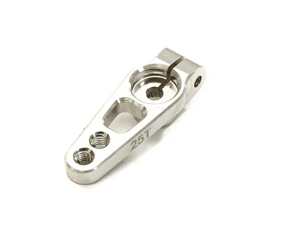 INTC28133SILVER Billet Machined Alloy Servo Horn 25T