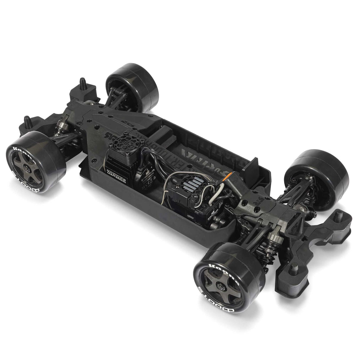 ARA2315T1 Arrma 1/12 INFRACTION GROM 3S 4X4 Ready-To-Run Brushless All-Road Street Bash, Whitel/Blue