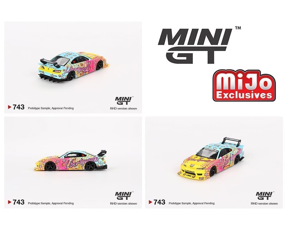 Mini GT MGT00743-MJ- 1:64 Nissan LB-Super Silhouette S15 SILVIA LB KUMA