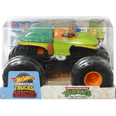 HWFYJ83 1:24 Monster Truck TMNT Michelangelo