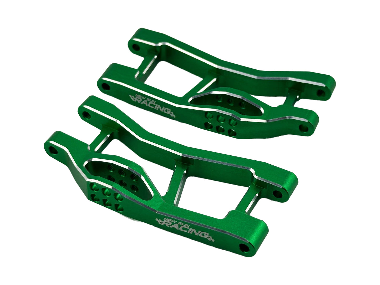 NSRMINIM011GR Aluminum Rear Lower Arm Set For Traxxas Mini Maxx-Green