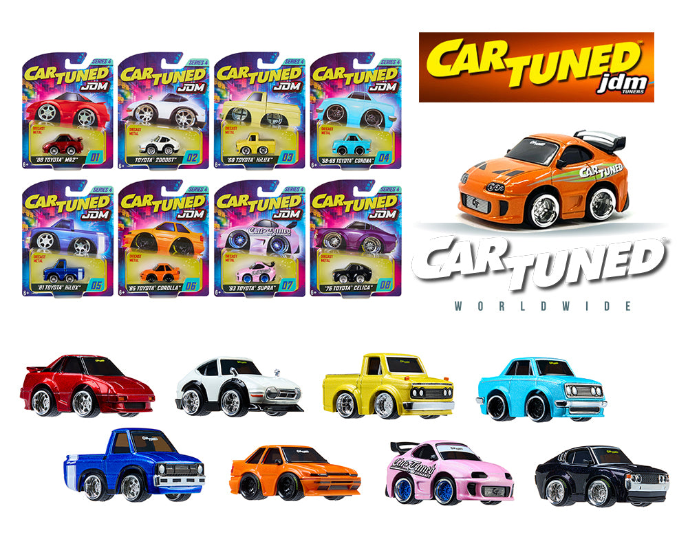CarTuned 558675-XX3 1:64 JDM Tuners Series 4 Assortment
