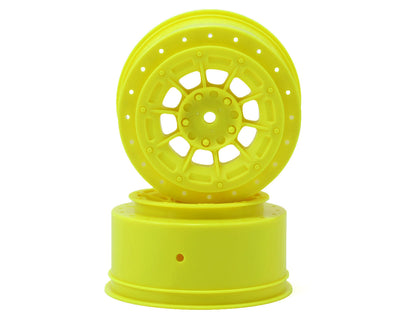 JCO3352Y 12mm Hex Hazard Short Course Wheels (Yellow) (2)