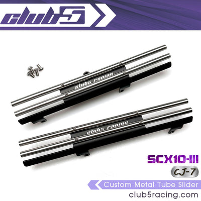 C-AXA-253 Custom Metal Tube Slider - Axial SCX10III Jeep CJ-7