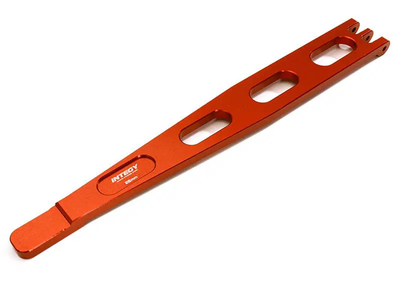 INTC28038RED Billet Machined Alloy Battery Plate 1/10