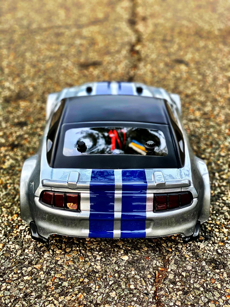 0175 Delta Plastik 1/8 Mustang GT Body - Clear 1.5mm (Fits Slash 4x4)