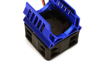 INTC28595BLUE Brushless Motor Heatsink+40x40mm Cooling Fan 16krpm 1/16