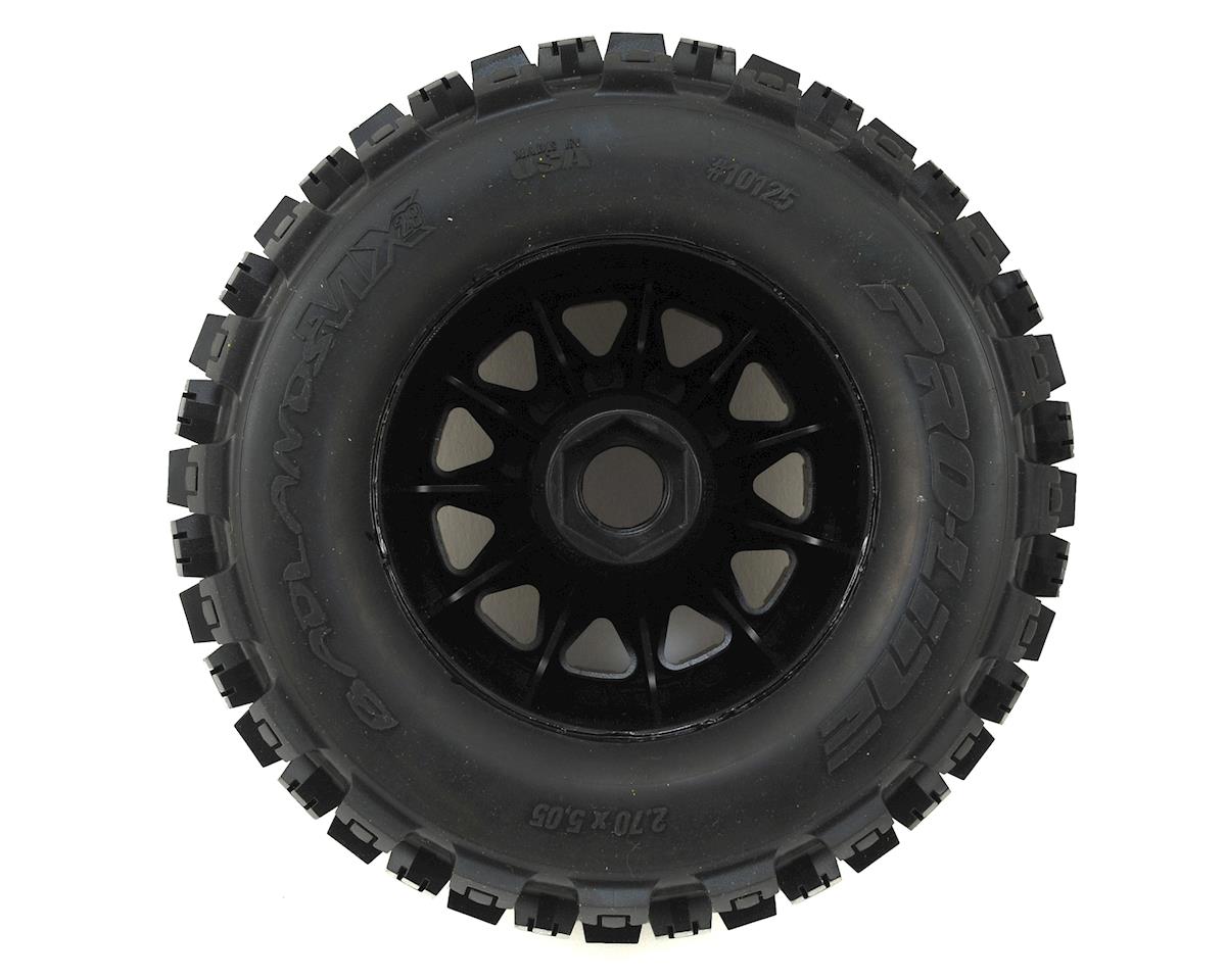 PRO1012518 Badlands MX28 2.8" Tires w/F-11 Nitro Rear Wheels (2) (Black) w/17mm Hex