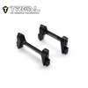 X003KIJ5XX TREAL Aluminum 7075 Front and Rear Bumper Mounts Set (F&R) for 1/18 TRX4M-Black
