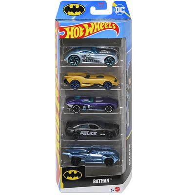 HWJDR18 Hot Wheels Batman 5 Pack