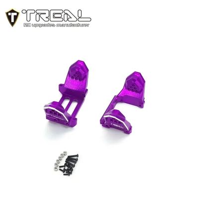 X003LB5YZ7 TREAL Aluminum 7075 Front & Rear Shock Mounts for TRX4M 1/18 Upgrades Parts-Purple