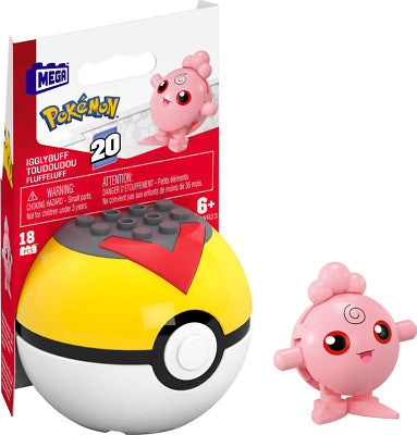 HWR20 Mega Construx Pokeball Igglypuff