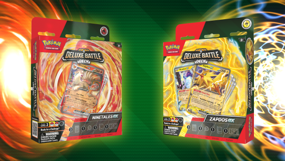 290-85600 Pokemon Ninetales ex/Zapdos ex Deluxe Battle Deck
