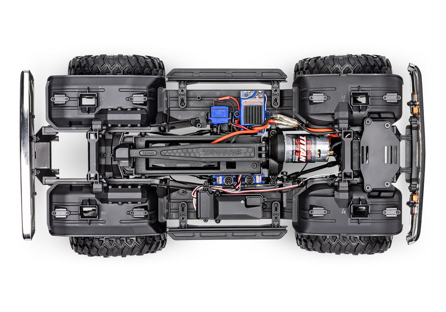 92086-4 1972 Chevorlet K5 Blazer 1/10 Scale And High Trail Crawler