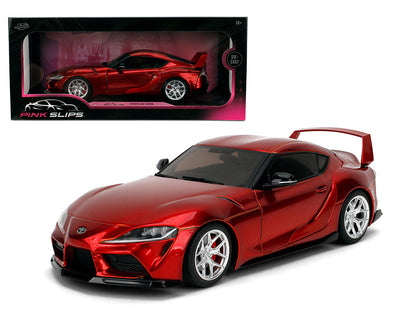 Jada 36468 1:18 Toyota GR Supra – Red Metallic – Pink Slips