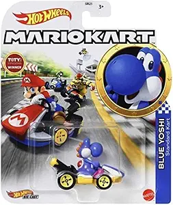 HWGBG25 Hot Wheels Mario Kart Blue Yoshi