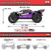ARA3205S Arrma 1/10 VORTEKS MEGA 550 2WD Stadium Truck RTR with Battery & Charger
