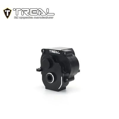 X003LAX15D TREAL Aluminum 7075 Differential Gearbox Housings for 1/18 TRX4M RC Upgrade Parts-Black