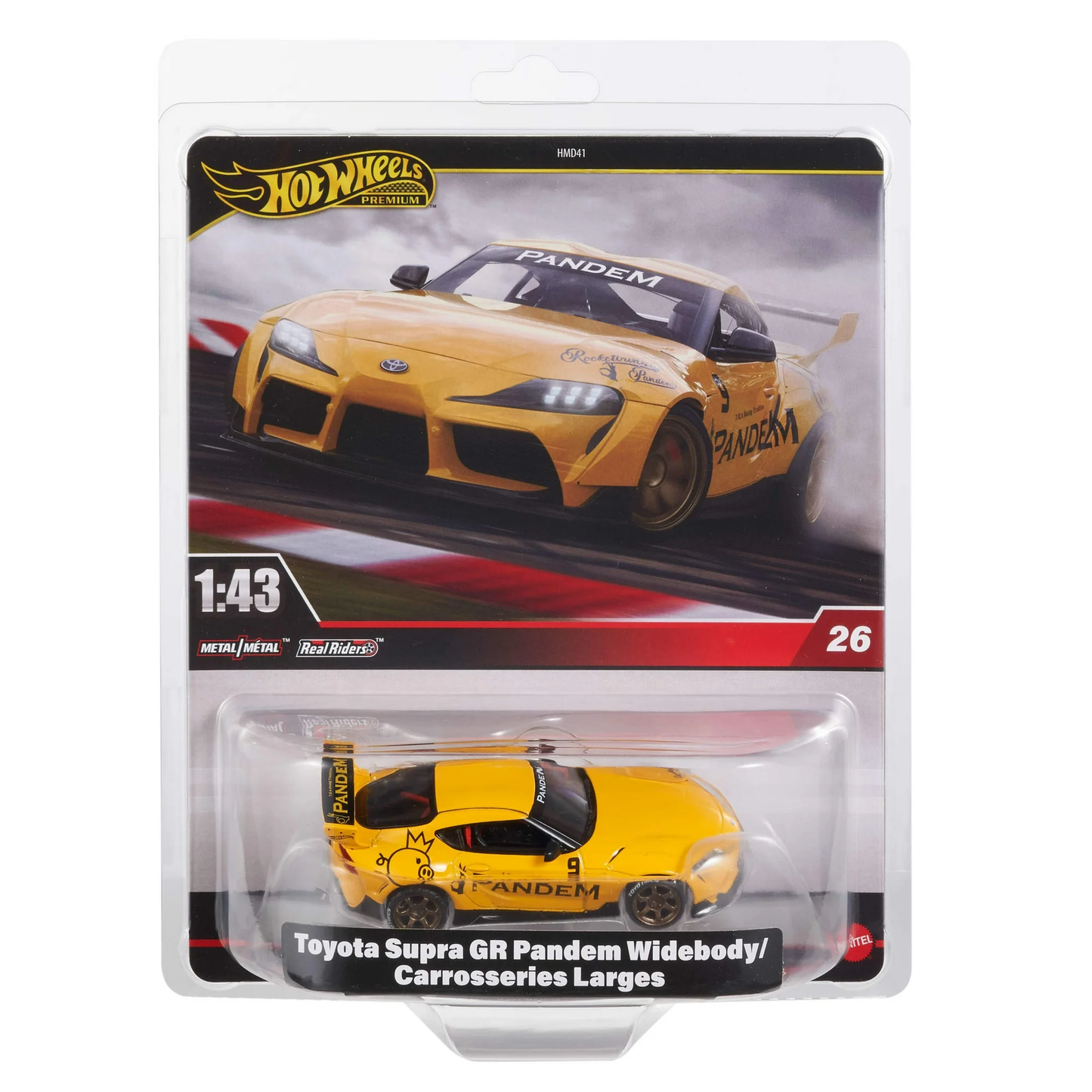 HWHMD41 Hot Wheels 1:43 Toyota Supra GR Pandem Widebody/Carrosseries Larges